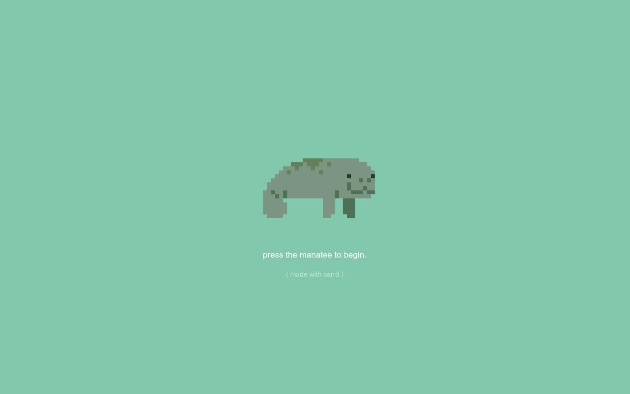 Carrd profile picture for @manatee